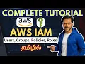 AWS IAM Complete Tutorial in Tamil Users Roles Policies Don t Use Root Account