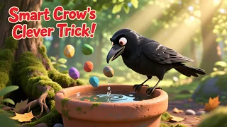 the thirsty crow story in english moral story for kids short 3d cartoon story