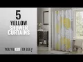 Top 10 Yellow Shower Curtains 2018 Comfort Spaces - Enya Shower Curtain