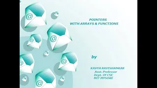 CPS SESSION-36 MODULE-5 POINTERS-ARRAYS FUNCTIONS