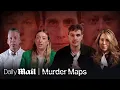Five High-profile Murder Cases Traced to a Map Murder Maps Daily Mail