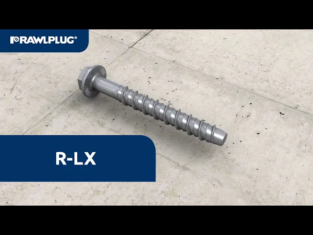 Inkarinis varžtas RAWLPLUG, įleidžiama cinkuota galvute, 10 x 60 mm, į betoną, 1 vnt.