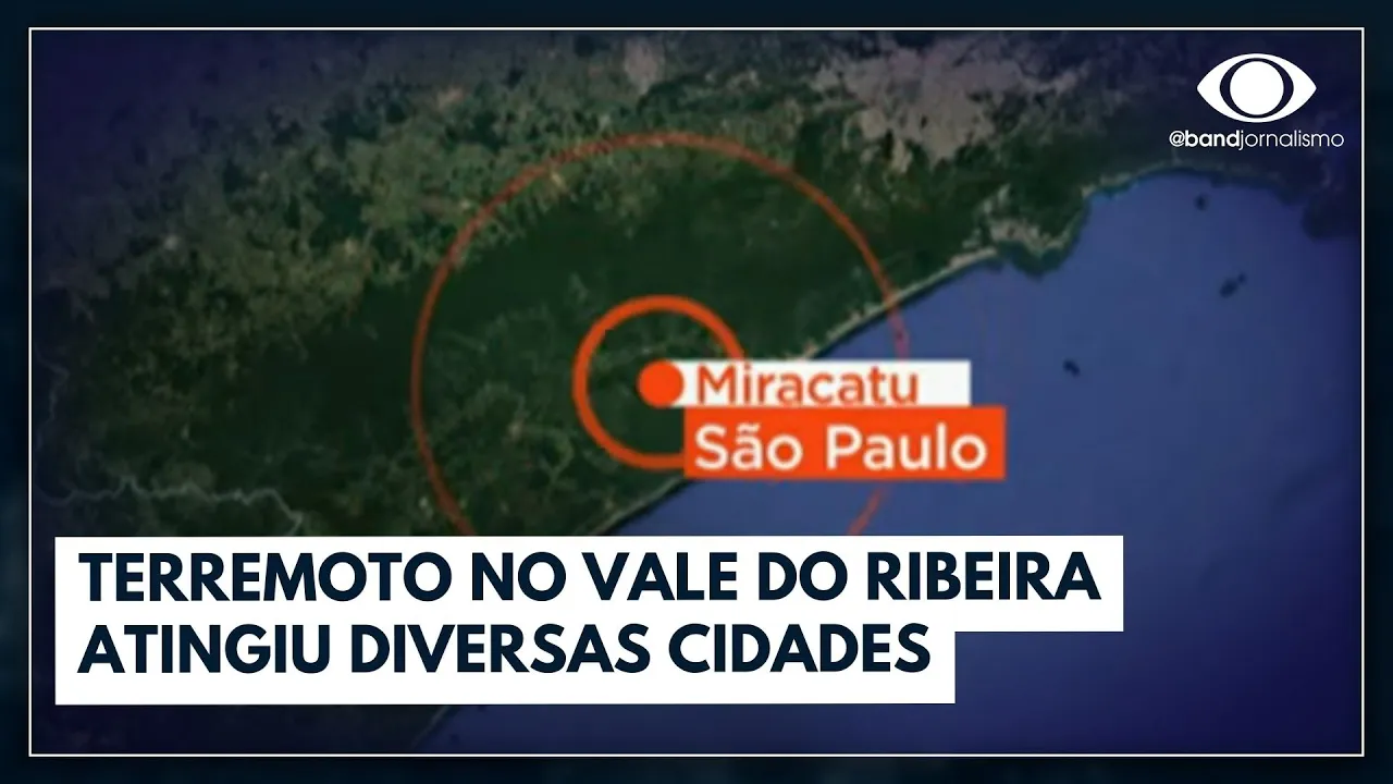 Terremoto de 4.0 atingiu várias cidades em SP | Jornal da Band