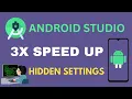 3x Android Studio Speed Up Settings for Low end Pc - 4K Torque