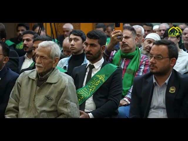 الجلسة قرآنية مباركة ضمن أجواء المخيم الحسيني في الكاظمية المقدسة.