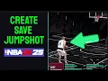 How to Create and Save your Jumpshot in NBA 2k25 TUTORIAL