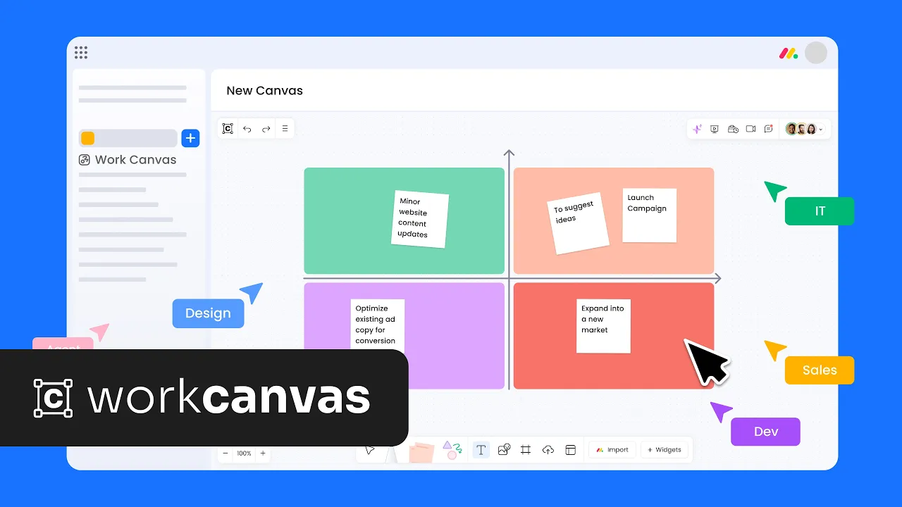 monday.com WorkCanvas launch video