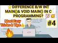 Difference Between Int Main and Void Main In C Programming Bca Studies