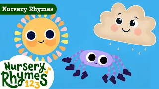Incy Wincy Spider Enjoys a Sunny Day ☀️ Songs For Kids | Nursery Rhymes 123