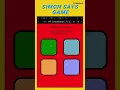 Simon says Game JavaScript mini Project what js JavaScript