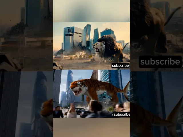 Hybrid monsters attack the city