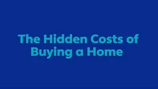 The hidden costs of buying a home Trulia Homebuying Journey
