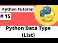 15 Introduction To Lists In Python Python Tutorial