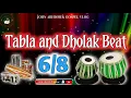 Lagu 6/8 Tabla and Dholak beat music loop