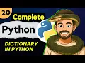 Lec 20 Dictionary in Python Python Full Course 2025