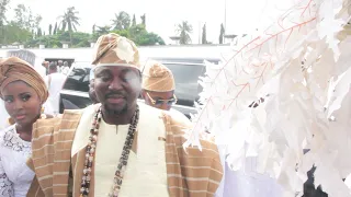 alahji ahmad alawiye arrival with her beautiful daughter