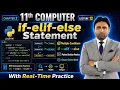 if elif else Statement in python 11th Class Computer Science Chapter 2 Python Programming Qais