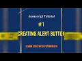 Alert Function in Javascript Javascript Tutorial