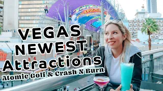 Download NEW in Vegas! Atomic Golf \u0026 Crash N Burn | Unveiling NEWEST Vegas Hot Spots \u0026 Things To Do MP3