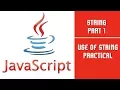 Java Script String Part 1 Lecture 19