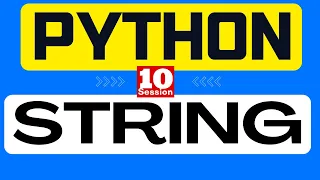 10 Python Tutorial - String Introduction in Python Python Programming Full Course 2022 APIPOTHI