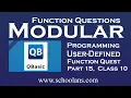 SEE Computer science ODD or Even IF ElSE in MODULAR programming Part 15