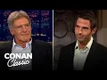 Harrison Ford Meets Indiana Jones Super Fan Jordan Schlansky Late Night with Conan O Brien