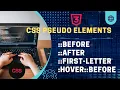 CSS for beginners Learn CSS Pseudo Elements In 5 Minutes