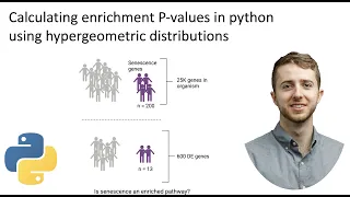 How to calculate enrichment p values in python using hypergeometric distributions