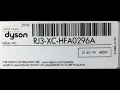 Where is the Dyson V10 serial number located