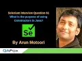 Selenium Interview Question 61 - What is the purpose of using Constructors in Java