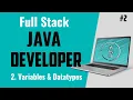 Java Full Stack Developer Course for Beginners Variables Datatypes Basic to Advance DRS-26
