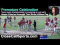 Team Loses Championship After Uncaught Third Strike Due to Premature Celebration