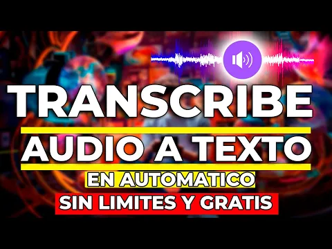 Download MP3 Transcribir audio a texto GRATIS Y SIN LIMITE 2024 -2025 | Convertir de audio a texto 2026