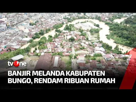 Banjir Terjang Kabupaten Bungo Jambi, Ribuan Rumah Warga Terendam