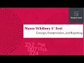 Mann Whitney Test