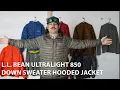 L L Bean Ultralight 850 Down Sweater Hooded Jacket Review