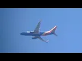 Southwest Airlines Boeing 737-79P WN2745 N7869N landing to ISP Airport over my house from BWI