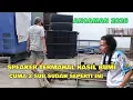 Lagu Mengerikan! Cek sound speaker eigteen hasil bumi horeg pol