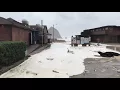 Large waves push into Cannon Beach