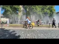 Prolonged drought and low water levels in Germany with Cologne residents struggling to stay cool