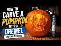 How to Carve a Pumpkin with a DREMEL Tool Carving Tutorial