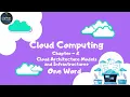 Cloud Computing One Word Chapter 2