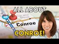Guide to living in Conroe Texas Google Map tour of Conroe TX homes and the Lake Conroe lifestyle
