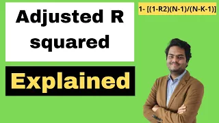 Adjusted R squared explained Adjusted R squared explained with Python example