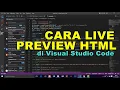 How to Live HTML in Visual Studio Code