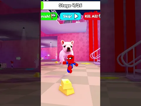 SPIDERMAN vs PIBBLE PRISON RUN #roblox #shorts