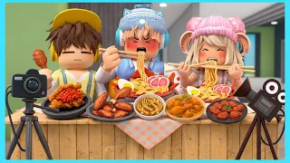 Bang Boy Dan Caca Menjadi Streamer Mukbang Makanan Korea Di Roblox ft @Shasyaalala