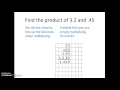 Multiplying Decimals Using the Standard Algorithm