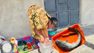 AFRICAN VILLAGE MORNING ROUTINE 😱#love #viral #africa 